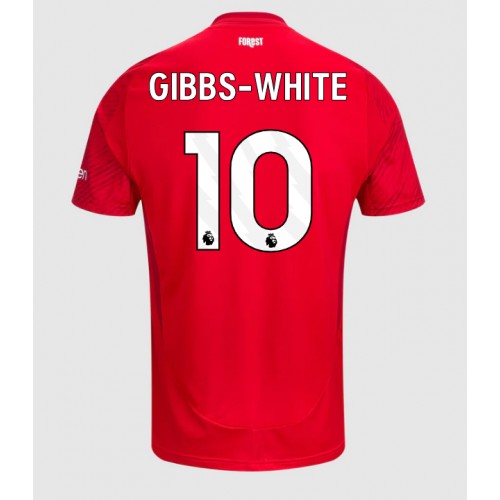 Pánský Fotbalový dres Nottingham Forest Morgan Gibbs-White #10 2024-25 Domácí Krátký Rukáv